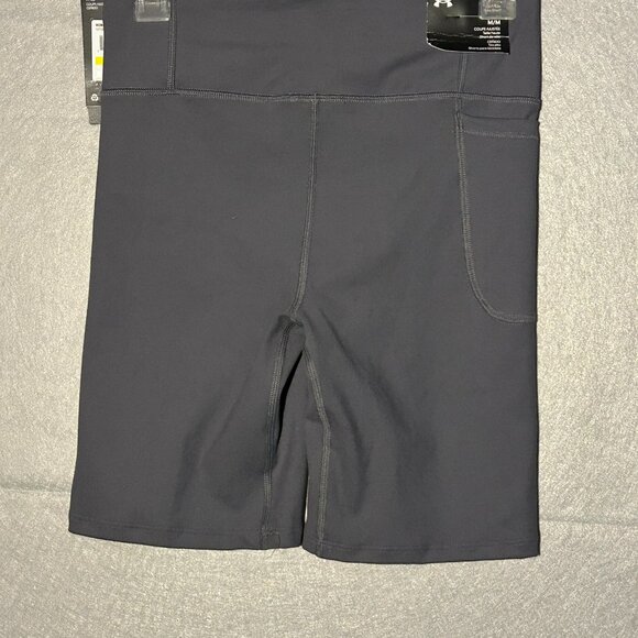 NWT UNDER ARMOUR WOMEN'S UA MOTION BIKE SHORTS - Size MEDIUM/ GRAY - Picture 8 of 13